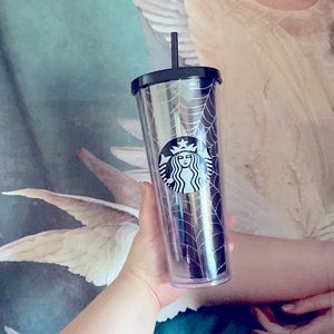 Starbucks Halloween spider web cup venti